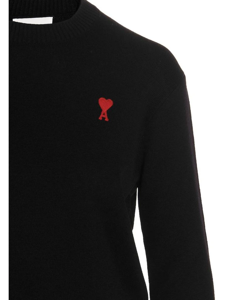 商品AMI|AMI Paris Ami De Coeur Embroidered Crewneck Jumper,价格¥1740,第3张图片详细描述