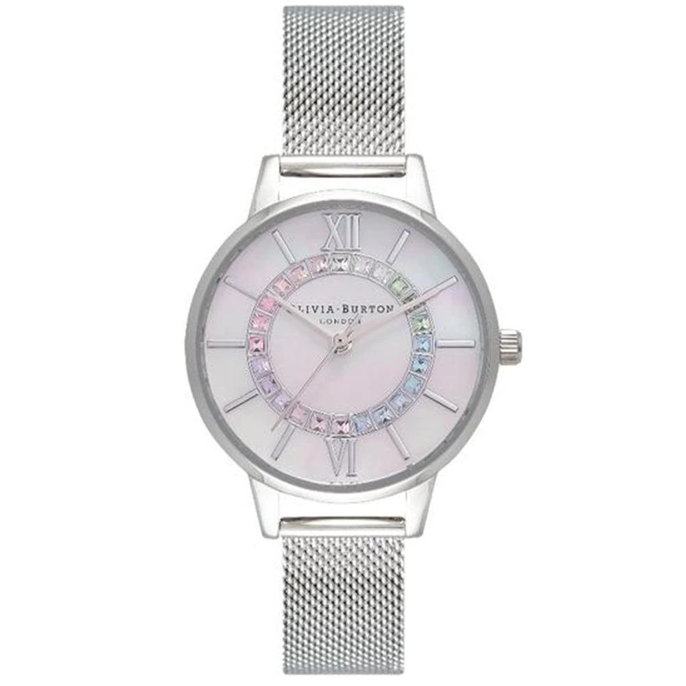 商品Olivia Burton|Olivia Burton Ladies Midi Rainbow Sparkle Wonderland Watch,价格¥989,第1张图片