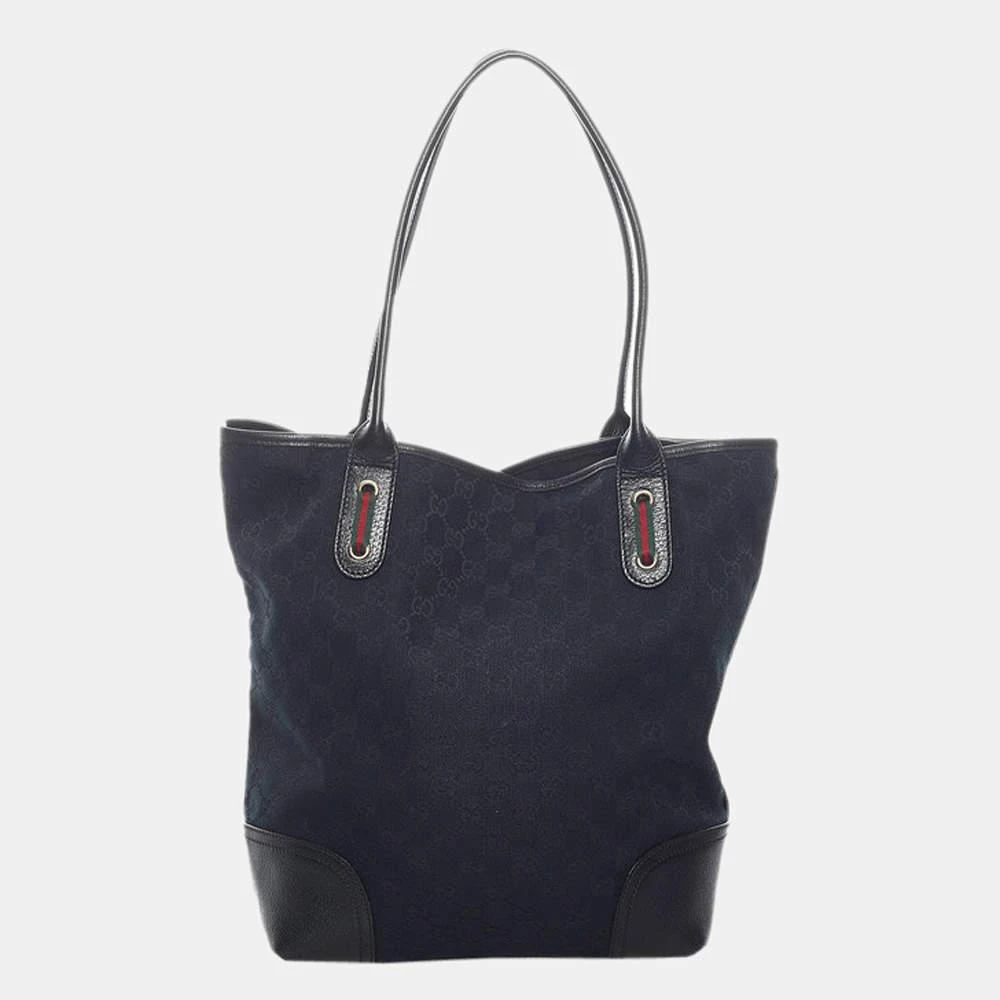 商品[二手商品] Gucci|Gucci Black GG Canvas Princy Tote Bag,价格¥6295,第3张图片详细描述
