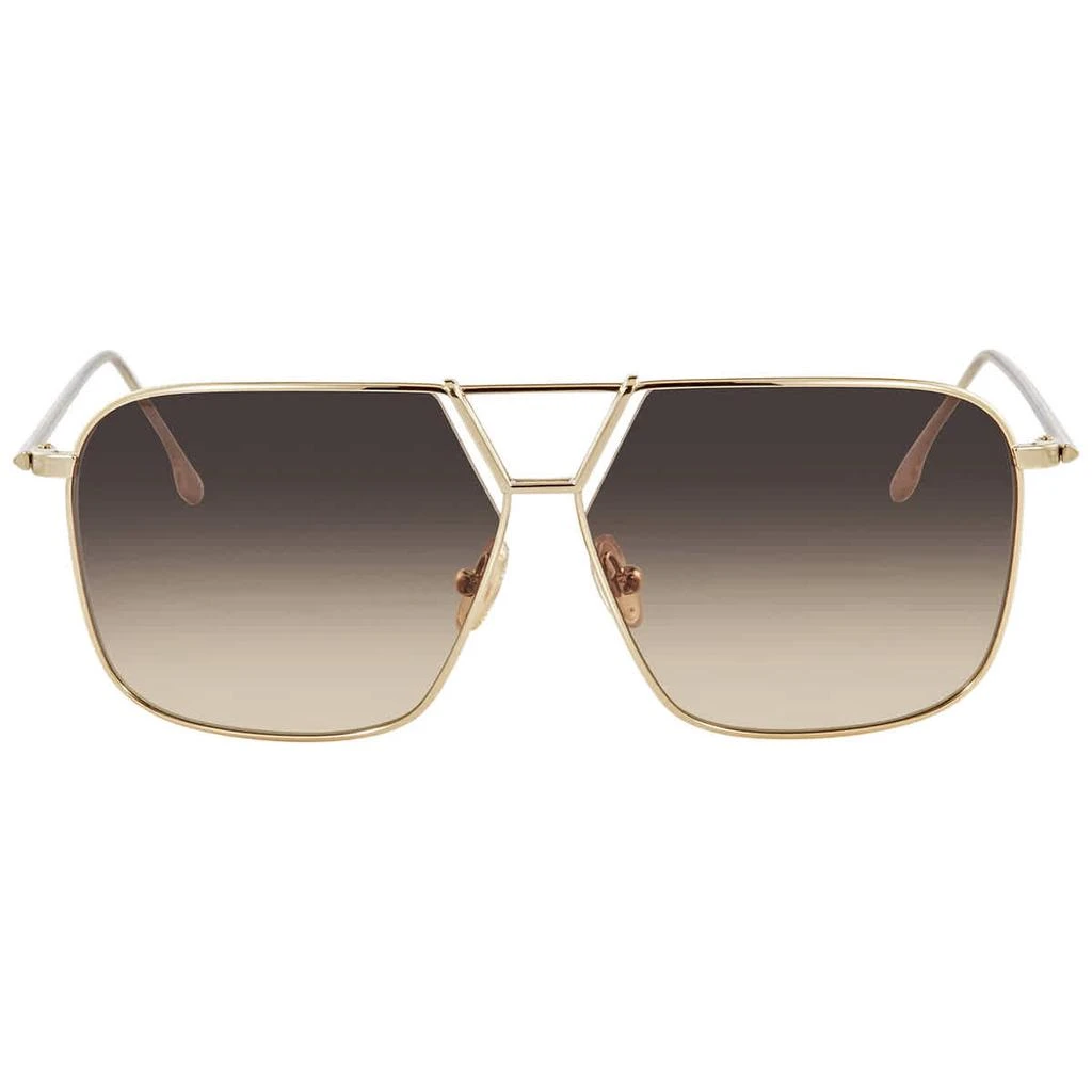 商品Victoria Beckham|Brown Gradient Navigator Ladies Sunglasses VB204S 702 60,价格¥525,第2张图片详细描述
