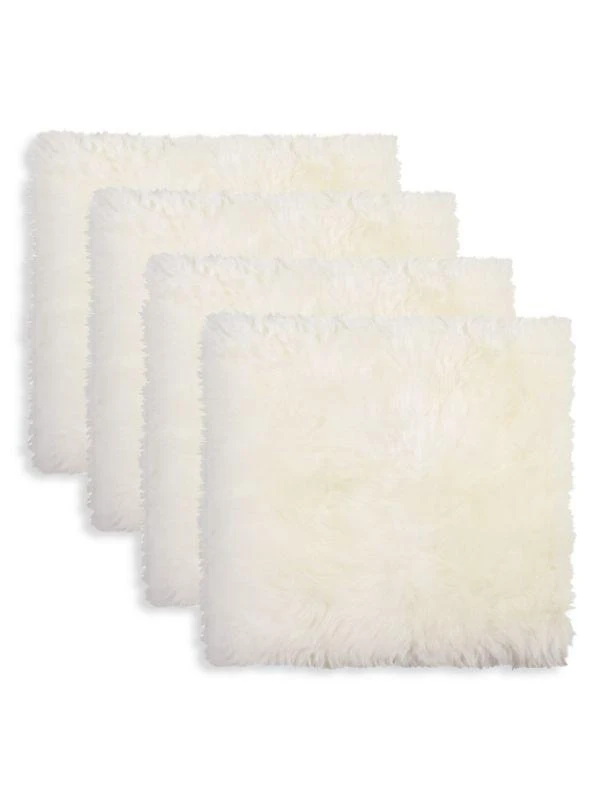 商品Natural|4-Pack Shearling Chair Seat Cushions,价格¥1430,第1张图片
