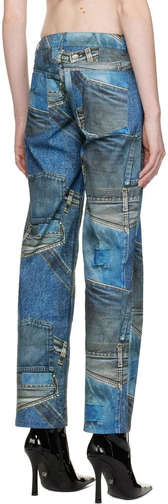 商品Miaou|Blue Atlas Trousers,价格¥796,第3张图片详细描述