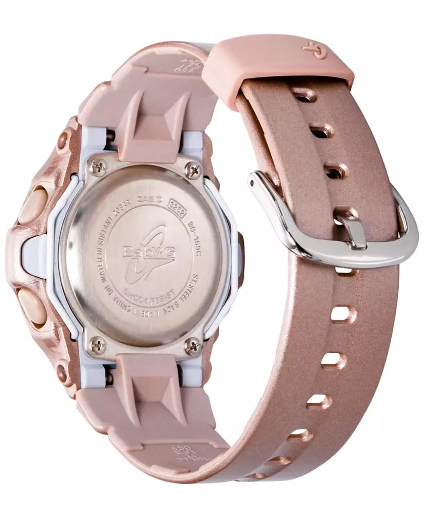 商品G-Shock|Baby-G Women's Digital Beige Resin Strap Watch 43x46mm BG169G-4 女表,价格¥741,第2张图片详细描述