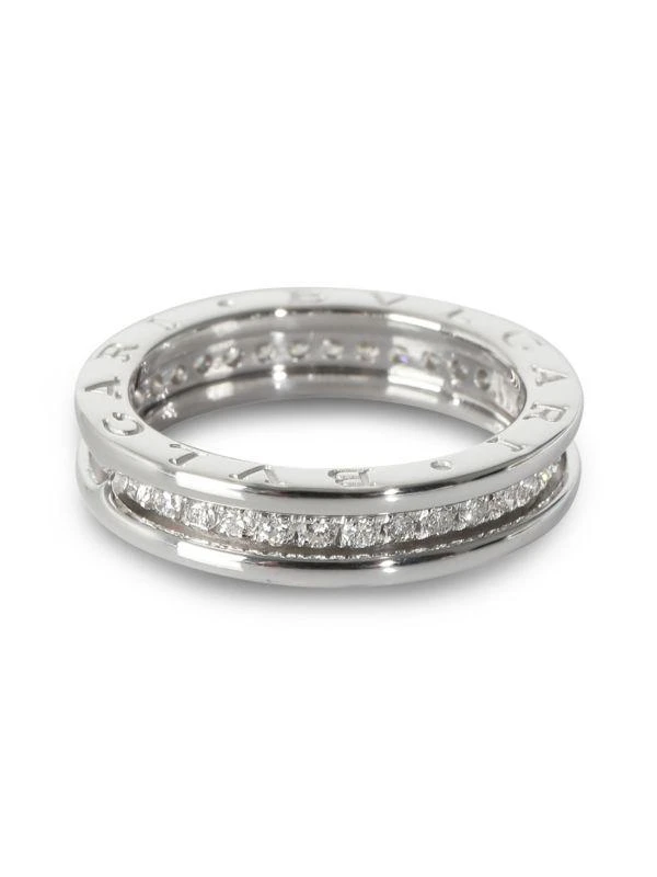 商品[二手商品] BVLGARI|Bvlgari B.Zero1 Band In 18K White Gold 0.48 Ctw,价格¥24742,第1张图片