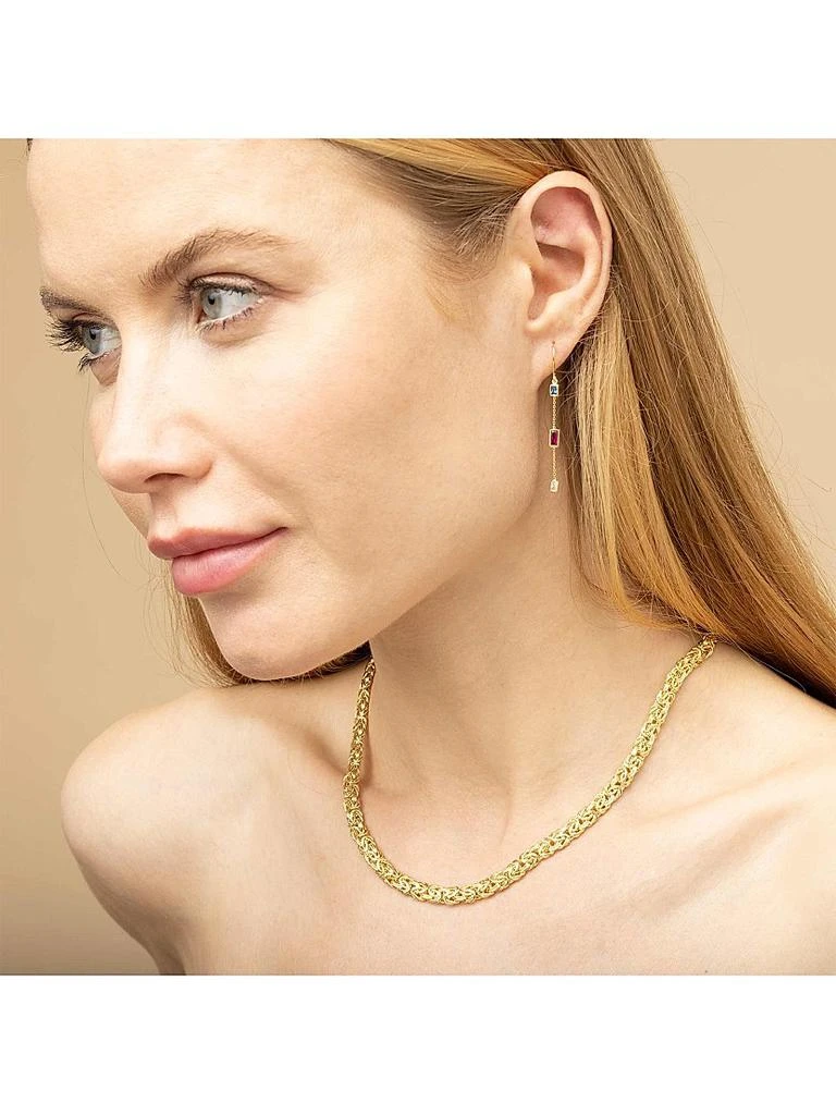 商品Oradina|14K Yellow Gold Byzantine Necklace,价格¥14092,第4张图片详细描述