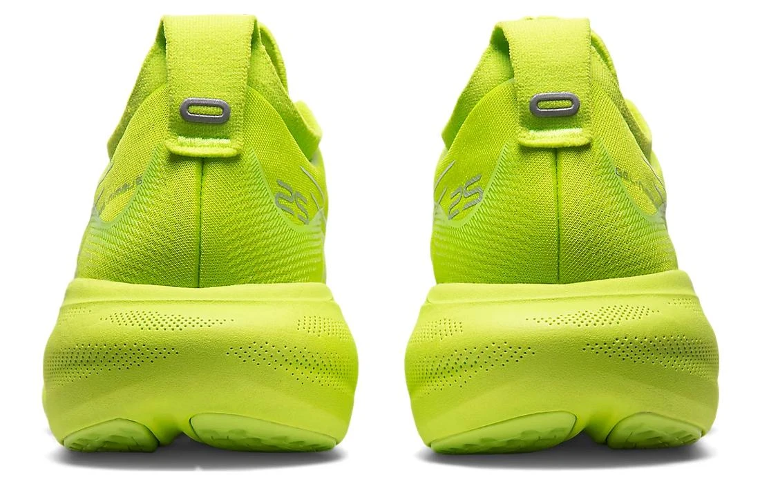 商品[国内直发] Asics|GEL-Nimbus 25 舒适 织物耐磨透气 低帮 马拉松跑步鞋 男款 荧光绿,价格¥1708,第7张图片详细描述