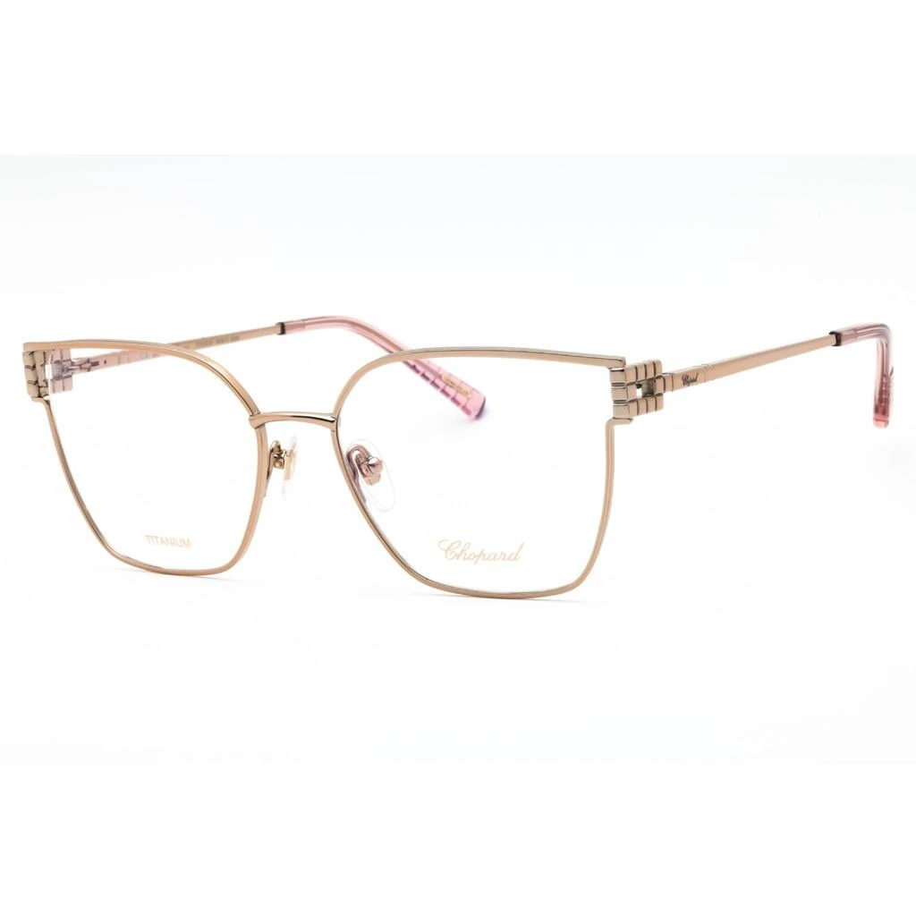 商品Chopard|Chopard Women's Eyeglasses - Shiny Copper Gold Metal Full Rim Cat Eye | VCHL58M 08FC,价格¥1440,第1张图片