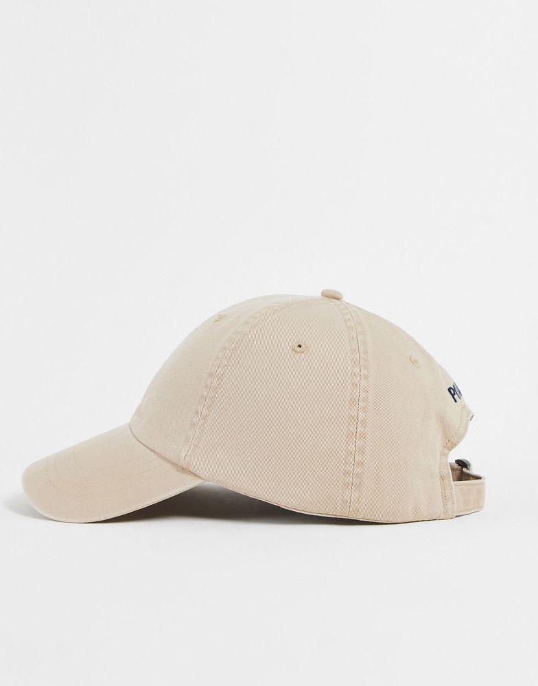 Polo Ralph Lauren logo baseball cap in beige商品第3张图片规格展示