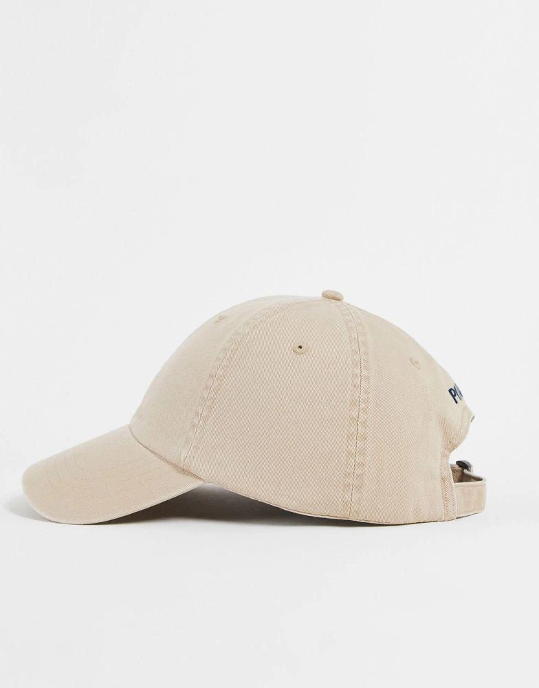 商品Ralph Lauren|Polo Ralph Lauren logo baseball cap in beige,价格¥543,第3张图片详细描述