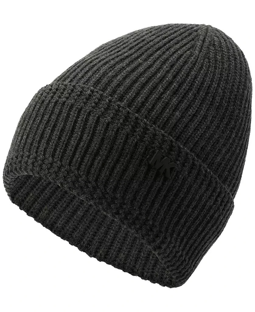 商品Michael Kors|Men's Racked Ribbed Cuffed Logo Hat,价格¥461,第3张图片详细描述