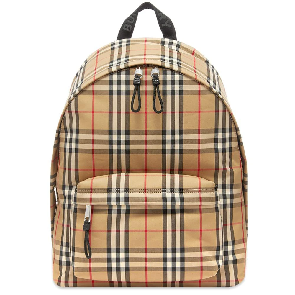 商品Burberry|Burberry Jett Check Backpack,价格¥9270,第1张图片