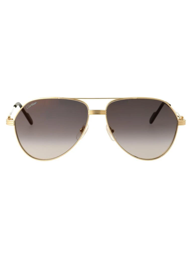 商品Cartier|Cartier Aviator-Frame Sunglasses,价格¥6618,第1张图片