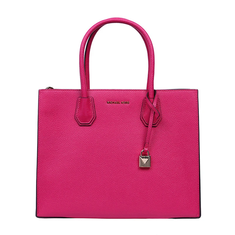 商品[国内直发] Michael Kors|Michael Kors 迈克高仕 MERCER系列亮粉色牛皮女士包袋 30F6GM9T3L-Ultra-Pink,价格¥1121,第1张图片