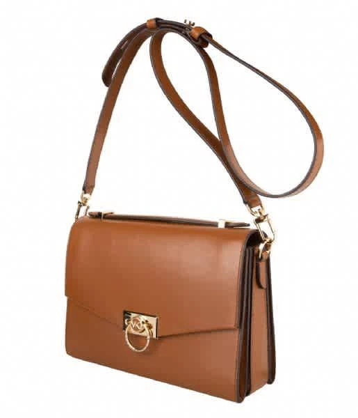商品Michael Kors|Brown Ladies Hendrix Leather Messenger Bag,价格¥1784,第2张图片详细描述