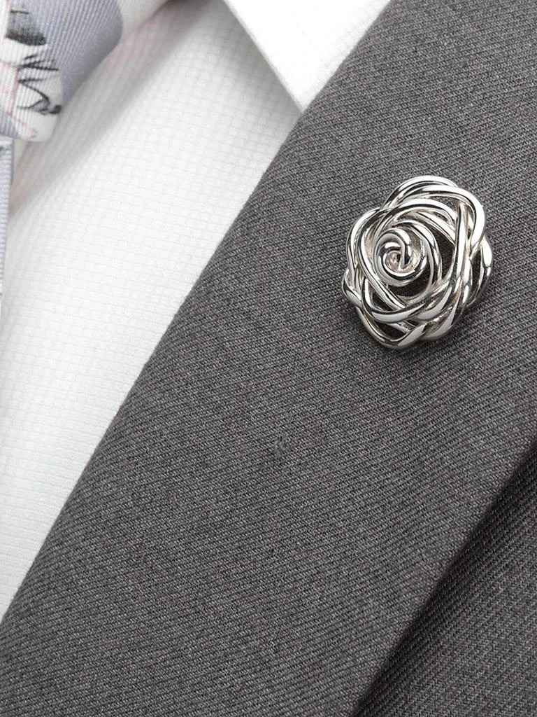 商品Cufflinks Inc.|Ox & Bull Trading Co. Trading Rose Lapel Pin,价格¥915,第3张图片详细描述