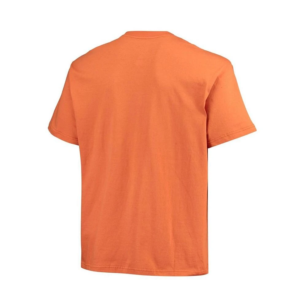 商品CHAMPION|Men's Texas Orange Texas Longhorns Big and Tall Arch Team Logo T-shirt,价格¥222,第3张图片详细描述