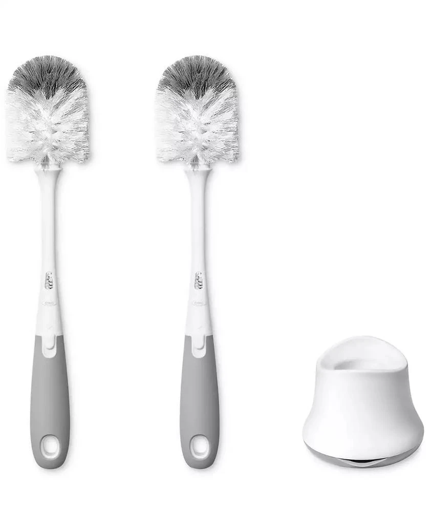 商品OXO|TOT 3-Piece Baby Bottle Brush Set,价格¥206,第1张图片