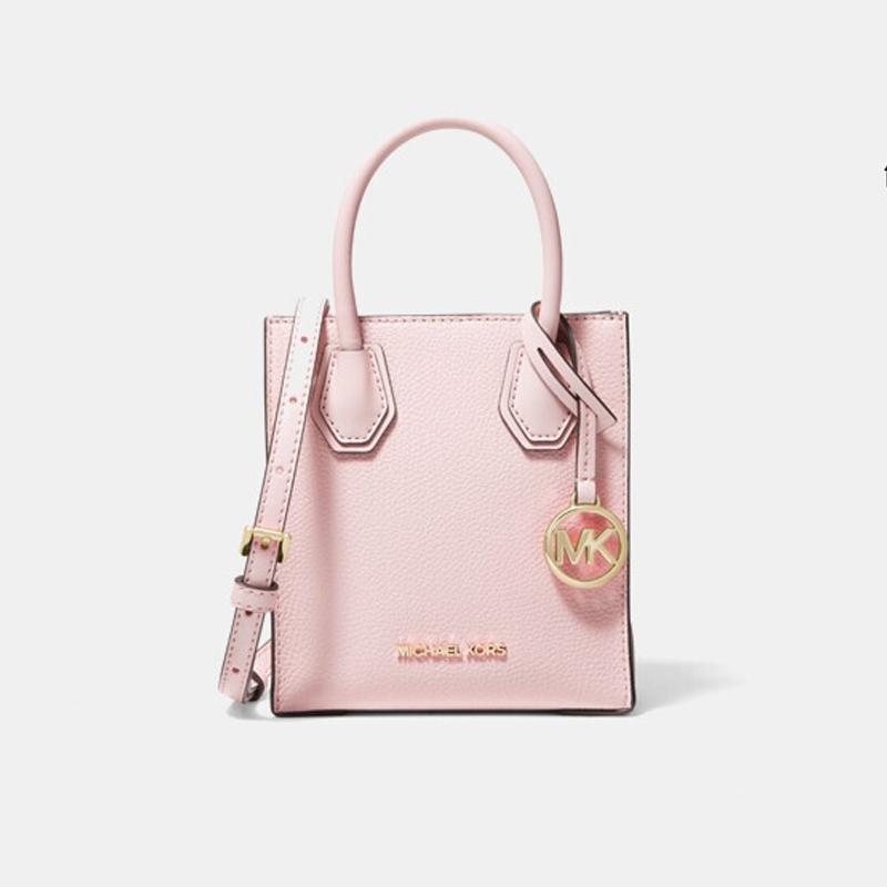 商品[国内直发] Michael Kors|MK女包 迈克·科尔斯 MICHAEL KORSMercer系列迷你纯色风琴包托特包单肩斜挎包 35S1GM9T0L POWDER BLUSH 迷你,价格¥1102,第1张图片