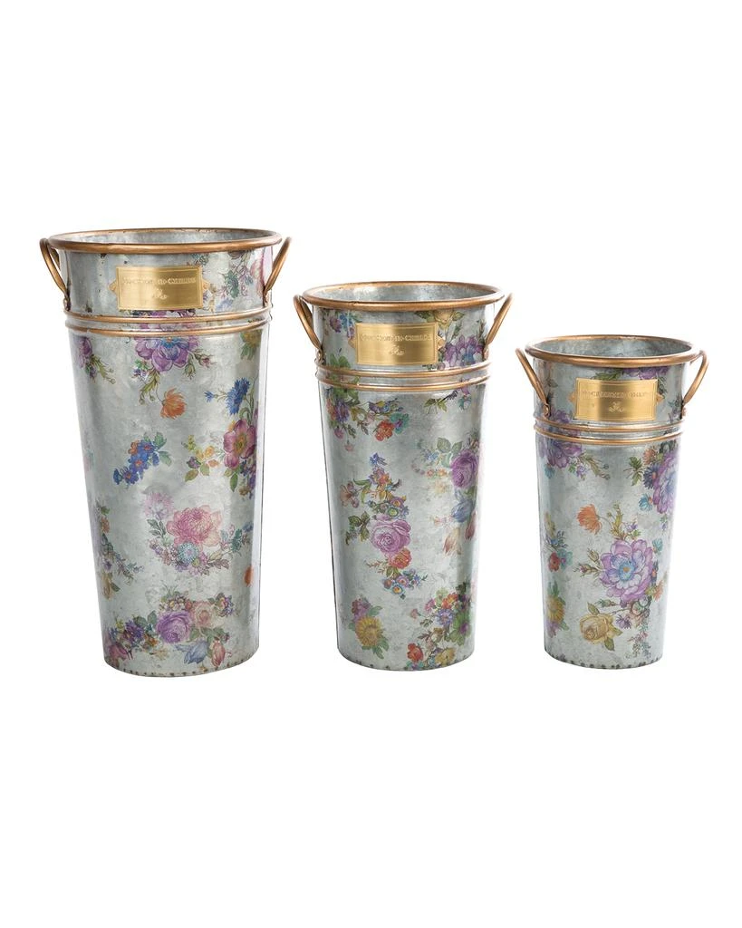 商品MacKenzie-Childs|Flower Market Flower Buckets, Set of 3,价格¥457,第3张图片详细描述