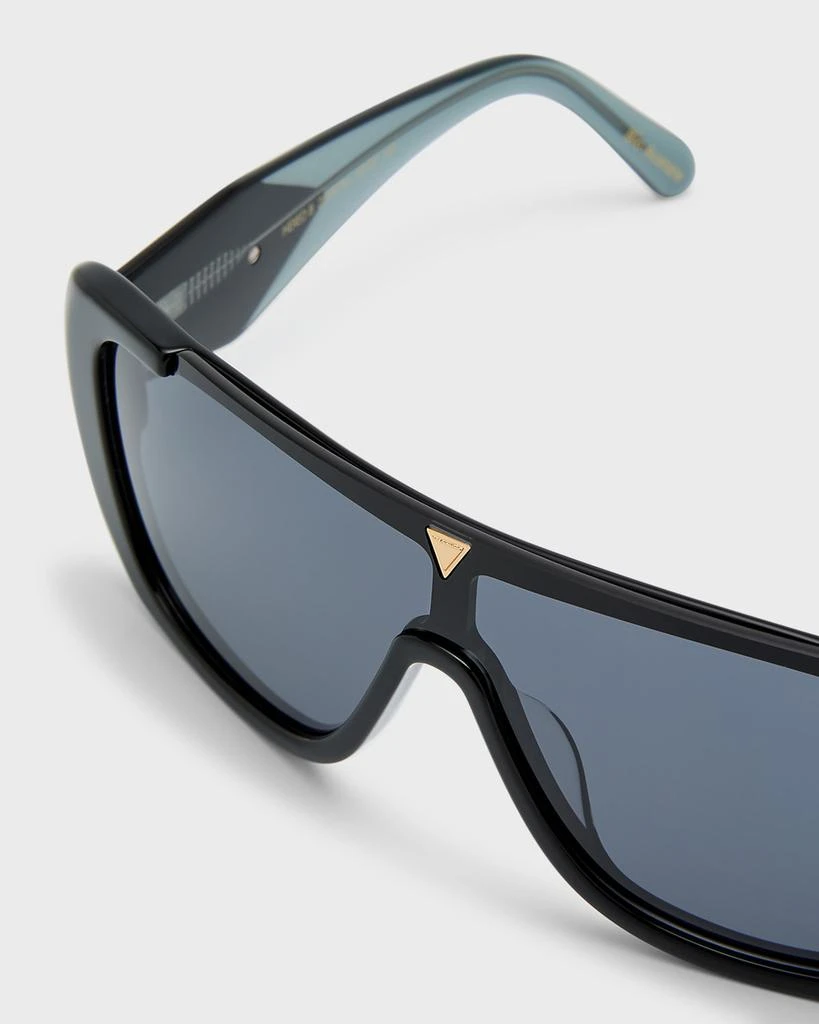商品KAREN WALKER|Logo Acetate Shield Sunglasses,价格¥1863,第5张图片详细描述