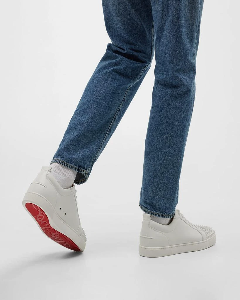 商品Christian Louboutin|Men's Louis Junior Spiked Low-Top Sneakers,价格¥7317,第3张图片详细描述