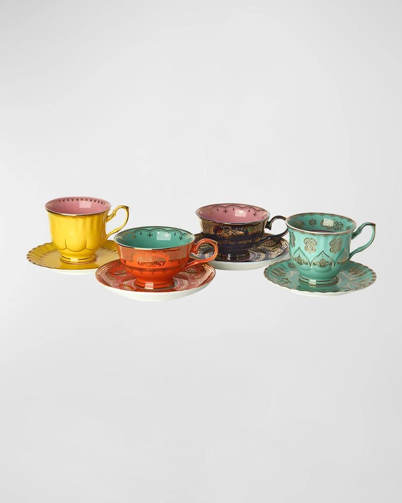 商品POLSPOTTEN|Grandpa Tea Cups & Saucers, Set of 4,价格¥1861,第1张图片