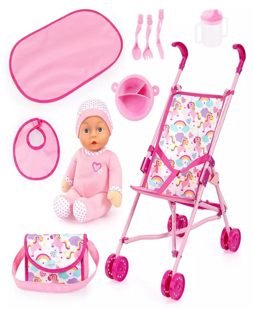 商品Bayer Design|Buggy Umbrella Stroller Doll Set,价格¥240,第1张图片