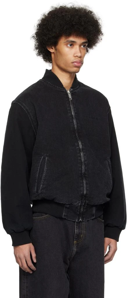 商品Carhartt WIP|Black Paxon Bomber Jacket,价格¥1615,第2张图片详细描述