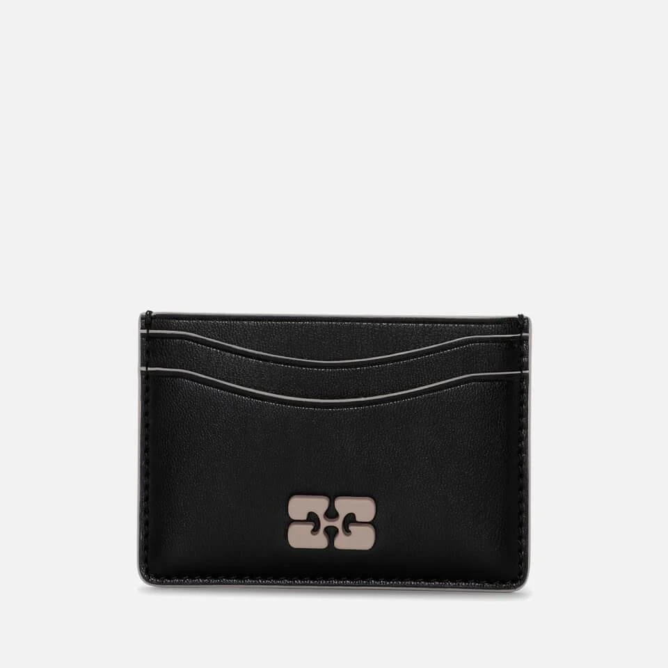 商品Ganni|Ganni Women's Bou Card Holder - Black,价格¥499,第1张图片