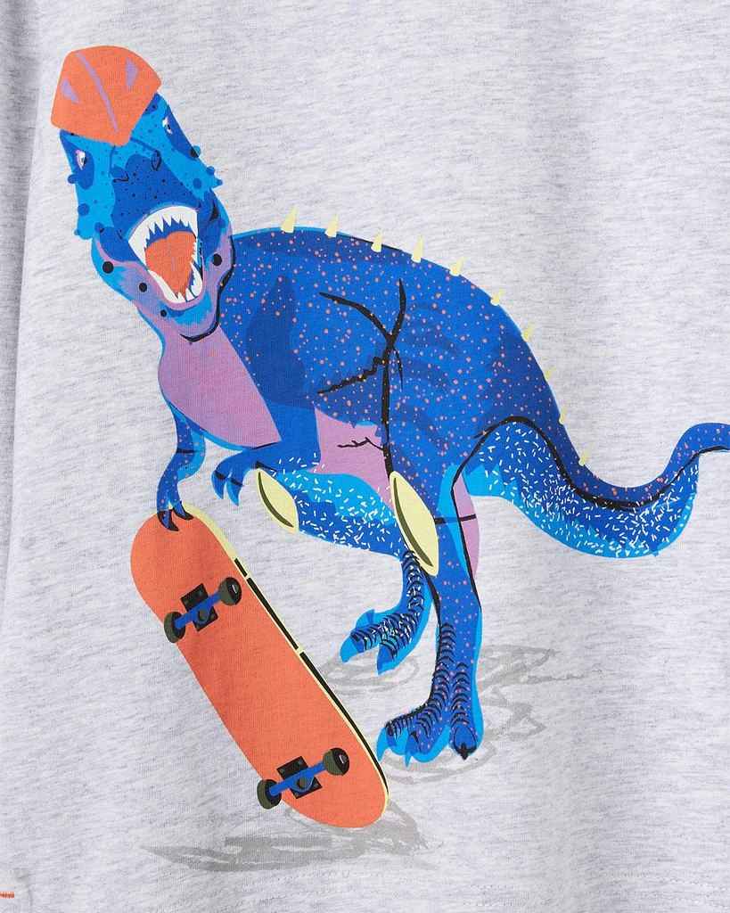 商品Joules|Boy's Finlay Dinosaur Graphic Long Sleeve T-Shirt, Size 2-6,价格¥54,第4张图片详细描述