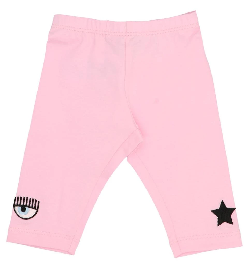 商品Chiara Ferragni|Chiara Ferragni Kids Eyelike Embroidered Stretch Leggings,价格¥218,第1张图片