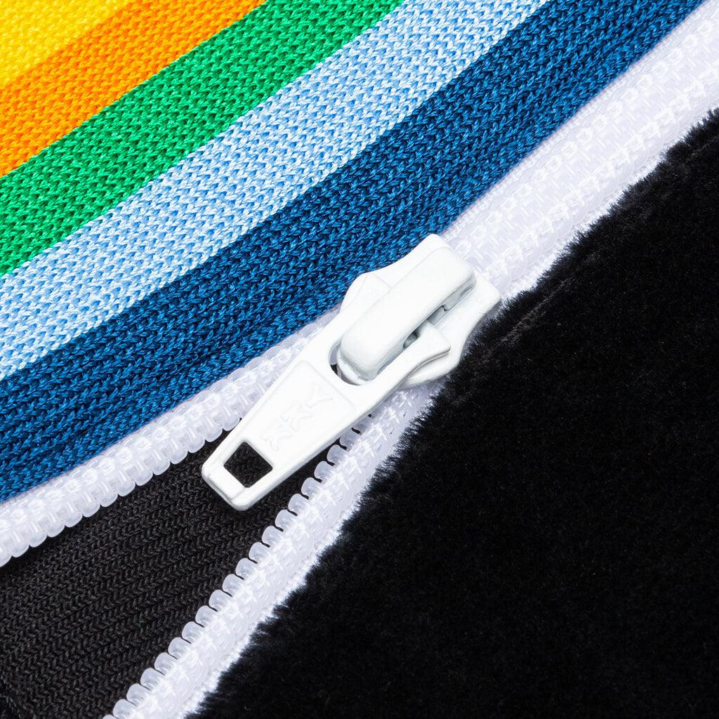 Palm Angels Rainbow Chenille Track Pants - Black/White商品第5张图片规格展示