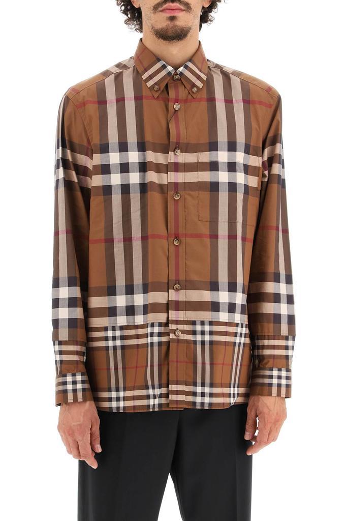 商品Burberry|Burberry 'Causton' Cotton Poplin Shirt,价格¥3194,第4张图片详细描述