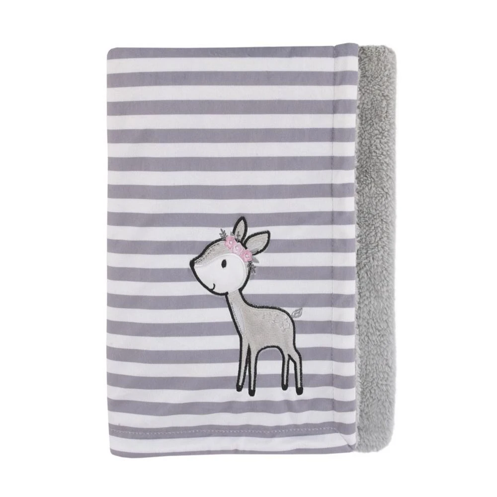 商品Macy's|Sweet Deer Sherpa Baby Blanket,价格¥355,第1张图片