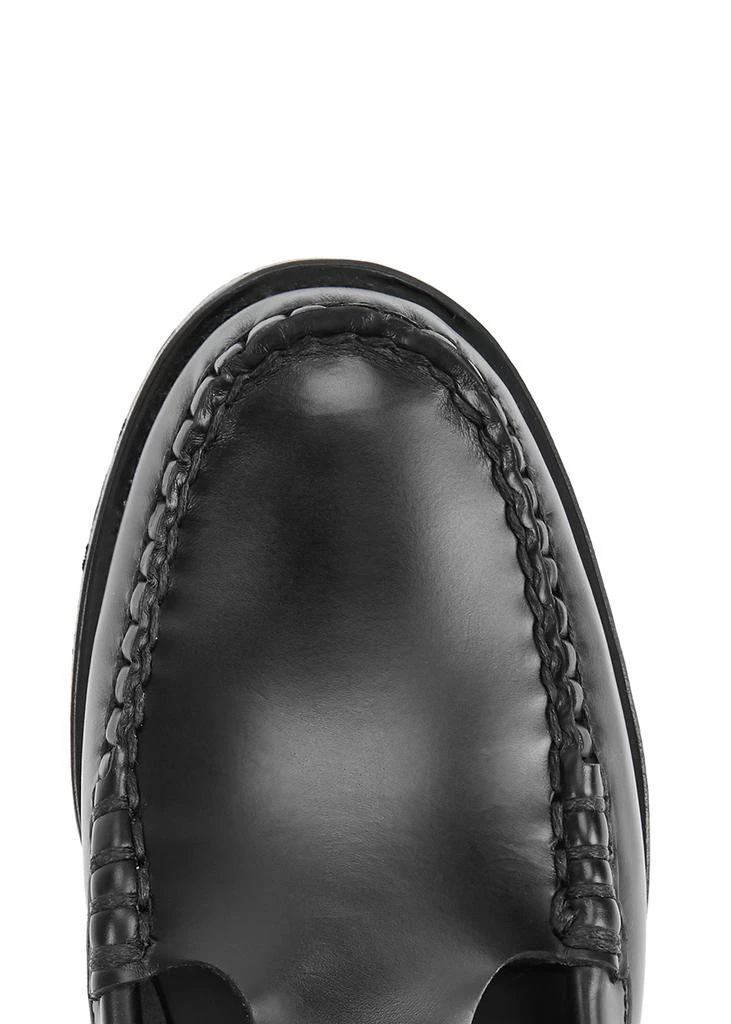 商品Hereu|Alber black leather T-bar loafers,价格¥1452,第4张图片详细描述