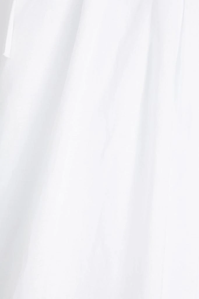 商品Sandro|Soledad cutout pleated ramie midi dress,价格¥894,第4张图片详细描述