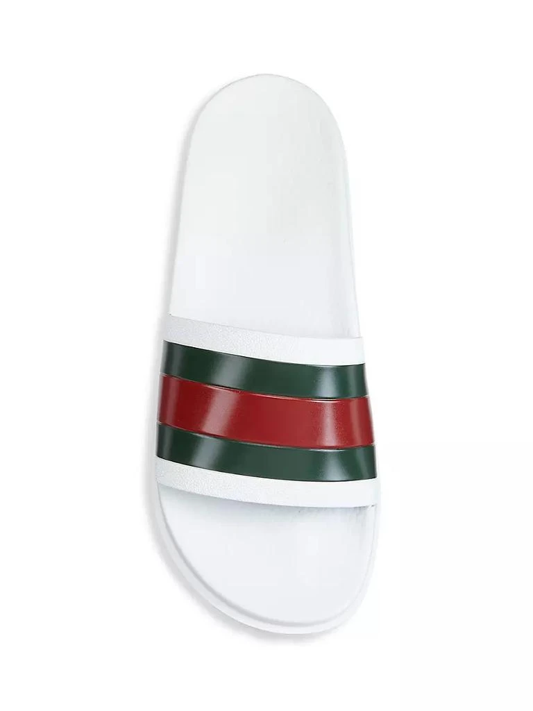 商品Gucci|Web Slide Sandals,价格¥2997,第5张图片详细描述