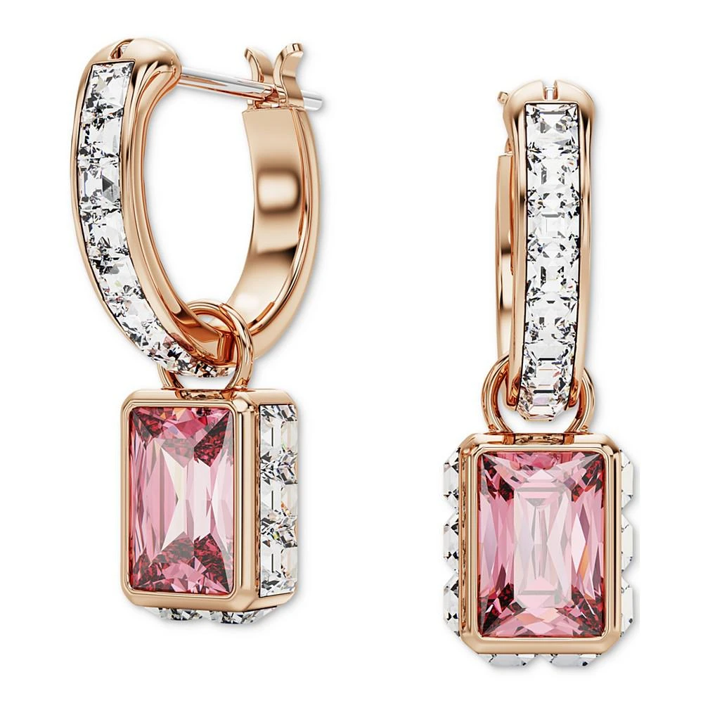 商品Swarovski|Rose Gold-Tone Mixed Crystal Charm Slider Bracelet & Hoop Earrings Set,价格¥1695,第4张图片详细描述