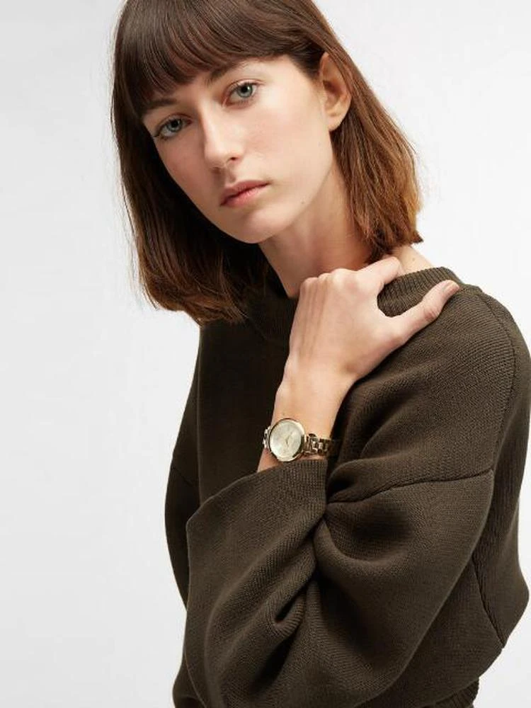 商品DKNY|Ellington Gold-Tone Link Bracelet Watch,价格¥984,第2张图片详细描述