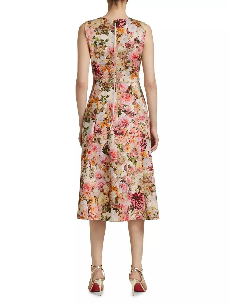 商品ADAM LIPPES|Eloise Floral Cotton-Blend Midi-Dress,价格¥3783,第5张图片详细描述
