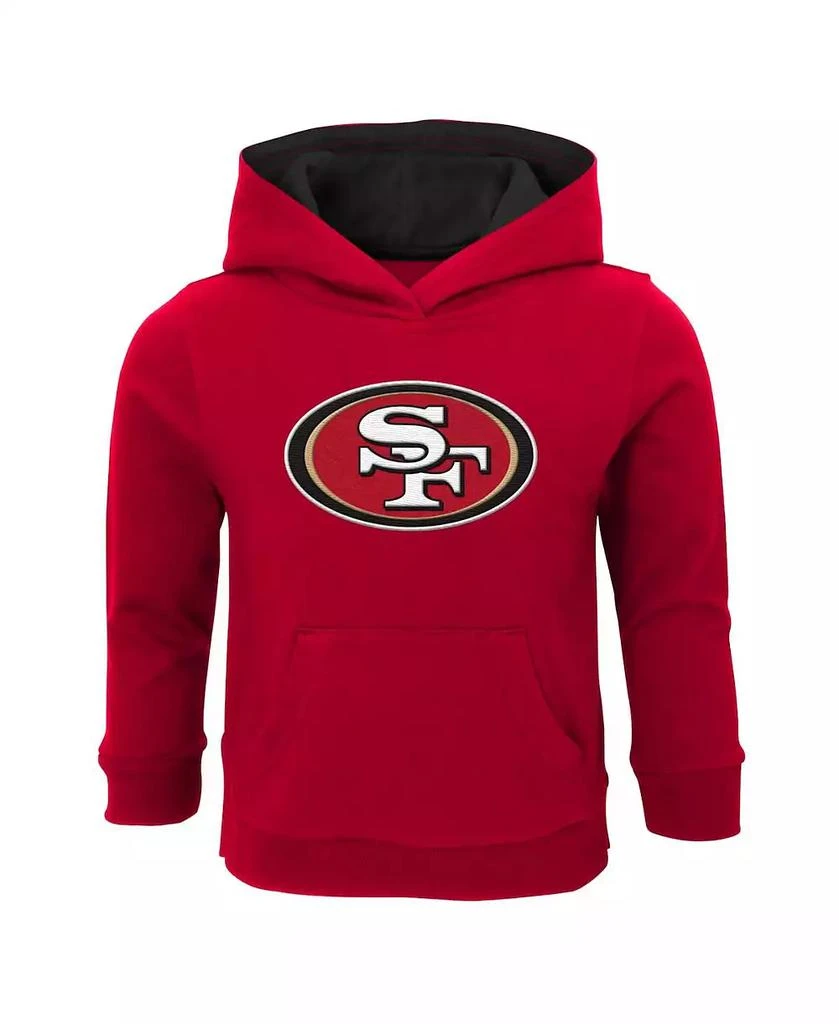 商品Outerstuff|Toddler Boys and Girls Scarlet San Francisco 49ers Prime Pullover Hoodie,价格¥300,第1张图片