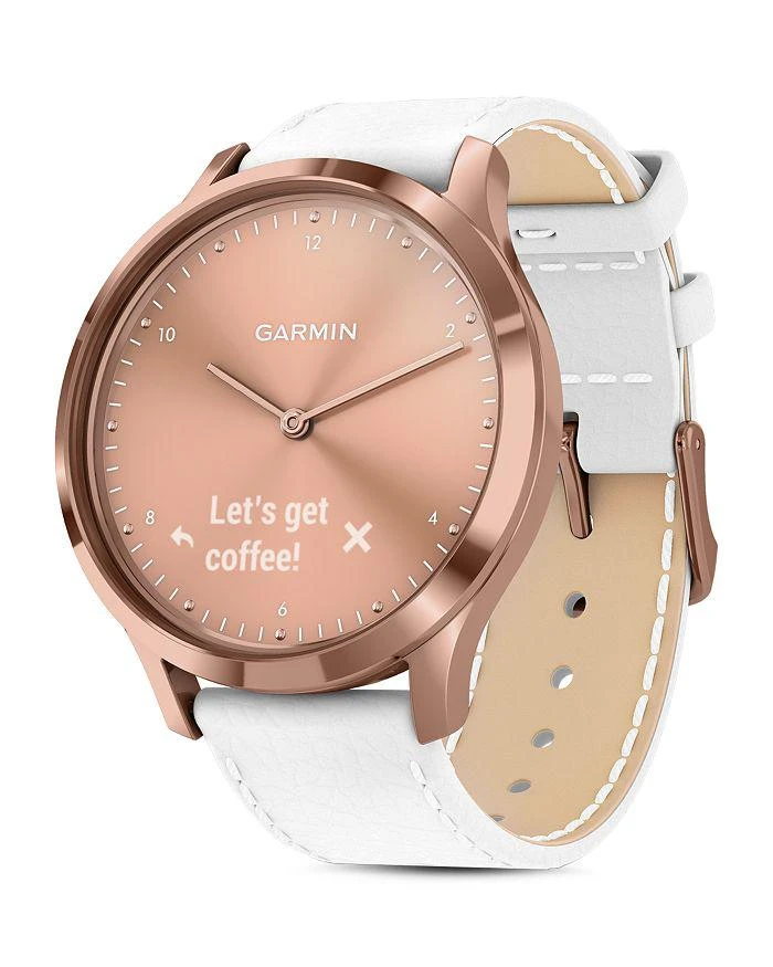 商品Garmin|Vivomove HR Rose Gold Touchscreen Hybrid Smartwatch, 43mm,价格¥2598,第1张图片