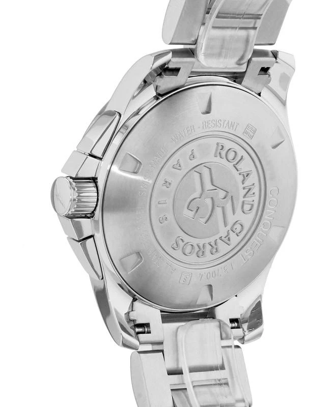 商品Longines|Longines Conquest Quartz Chronograph Roland Garros Grey Dial Steel Men's Watch L3.700.4.79.6,价格¥10916,第3张图片详细描述
