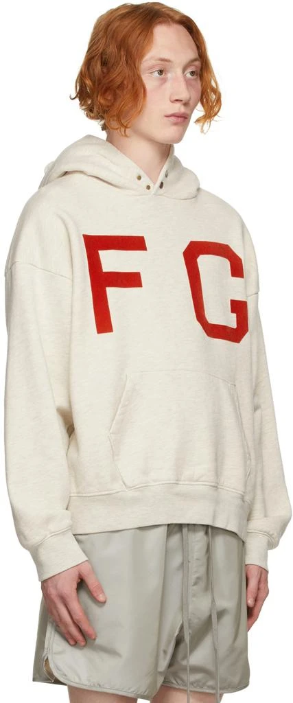 商品Fear of god|男款 logo 印花套头驼色 Monarch 连帽衫,价格¥2870,第2张图片详细描述