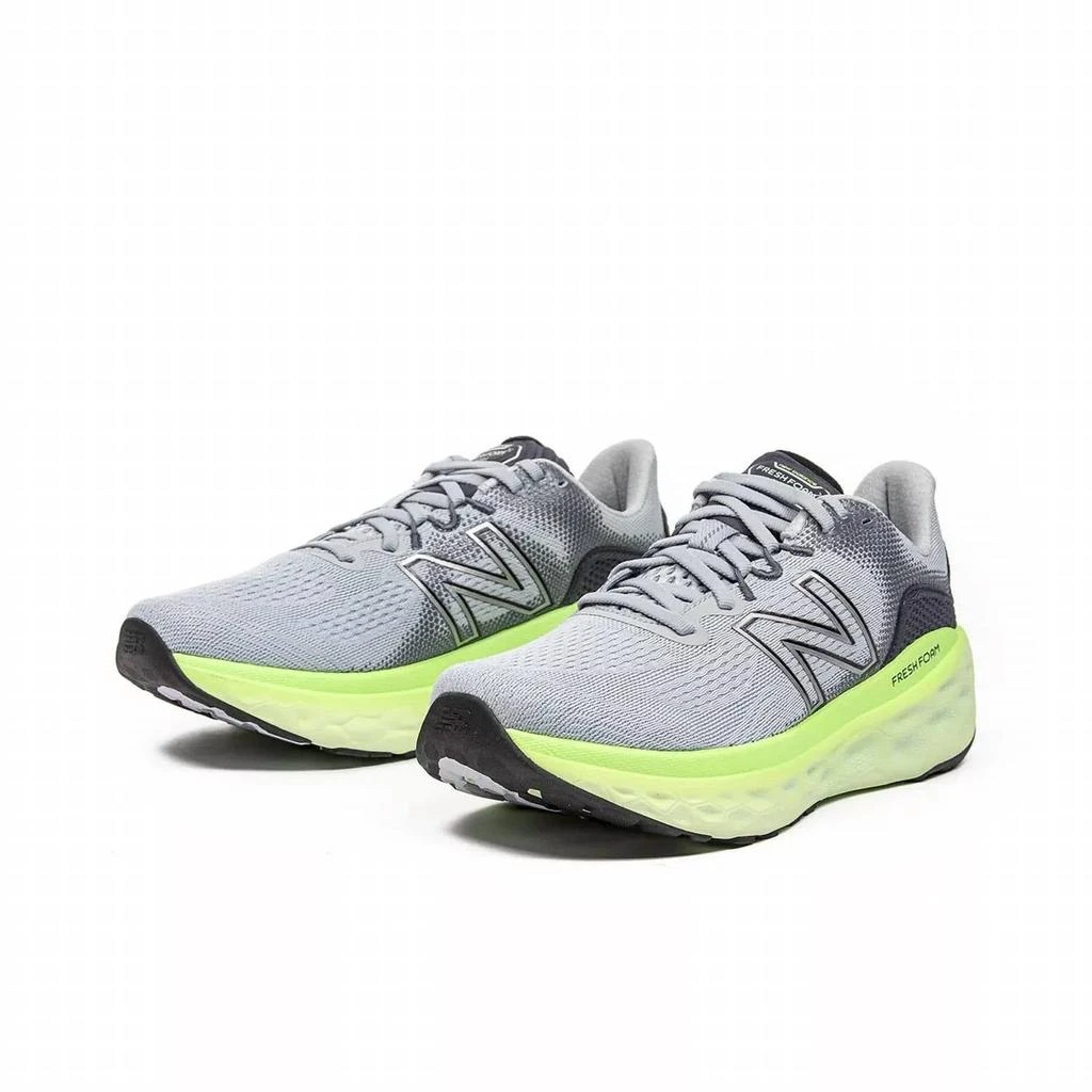 商品New Balance|Men's Fresh Foam X More V3 Running Shoes In Light Slate / Vibrant Spring,价格¥1199,第5张图片详细描述