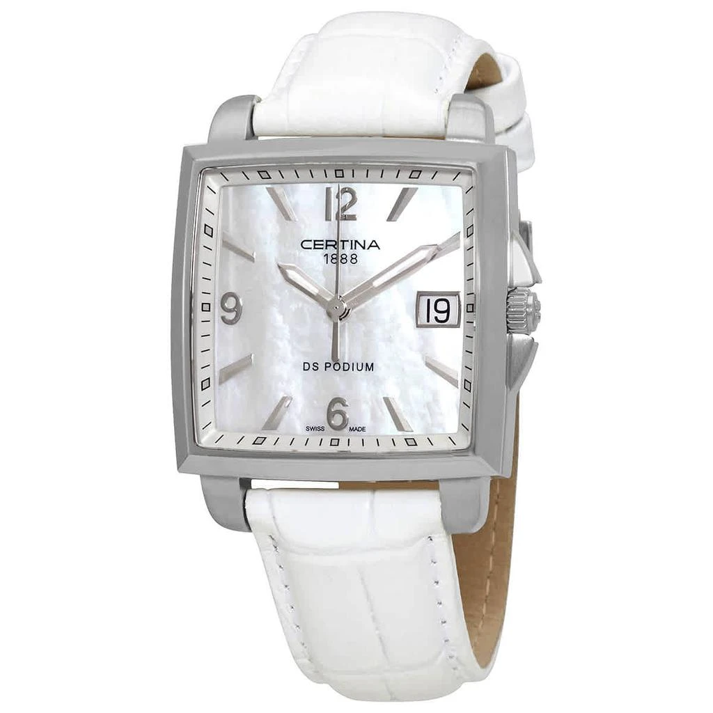 商品Certina|DS Podium Quartz White Mother of Pearl Dial Ladies Watch C0013101611700,价格¥1409,第1张图片