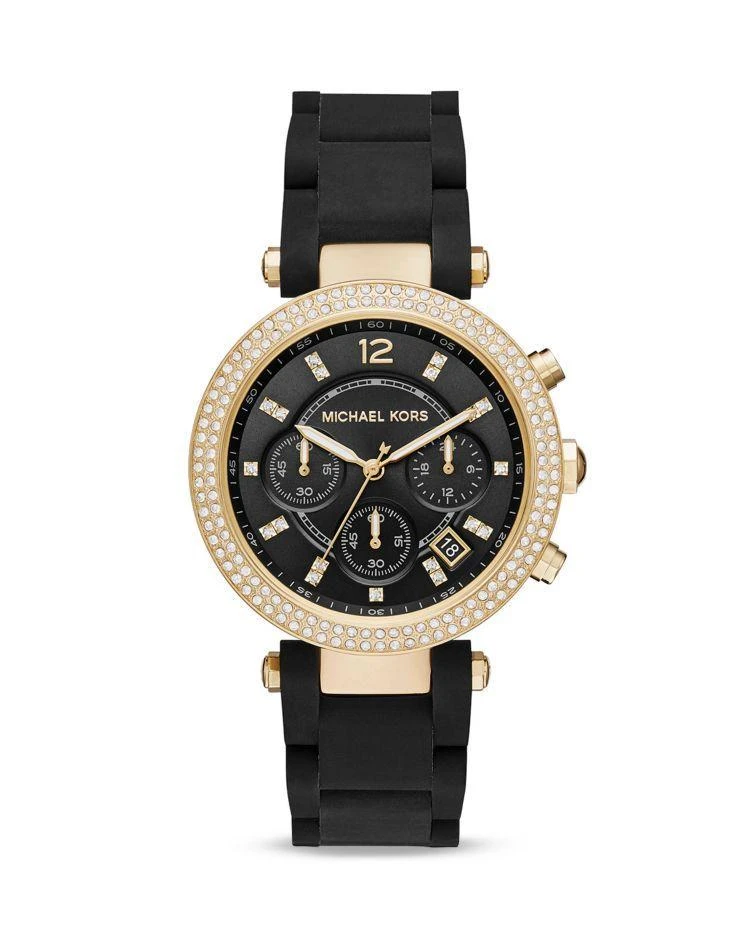 商品Michael Kors|Parker Silicone Strap Watch, 39mm,价格¥1653,第1张图片