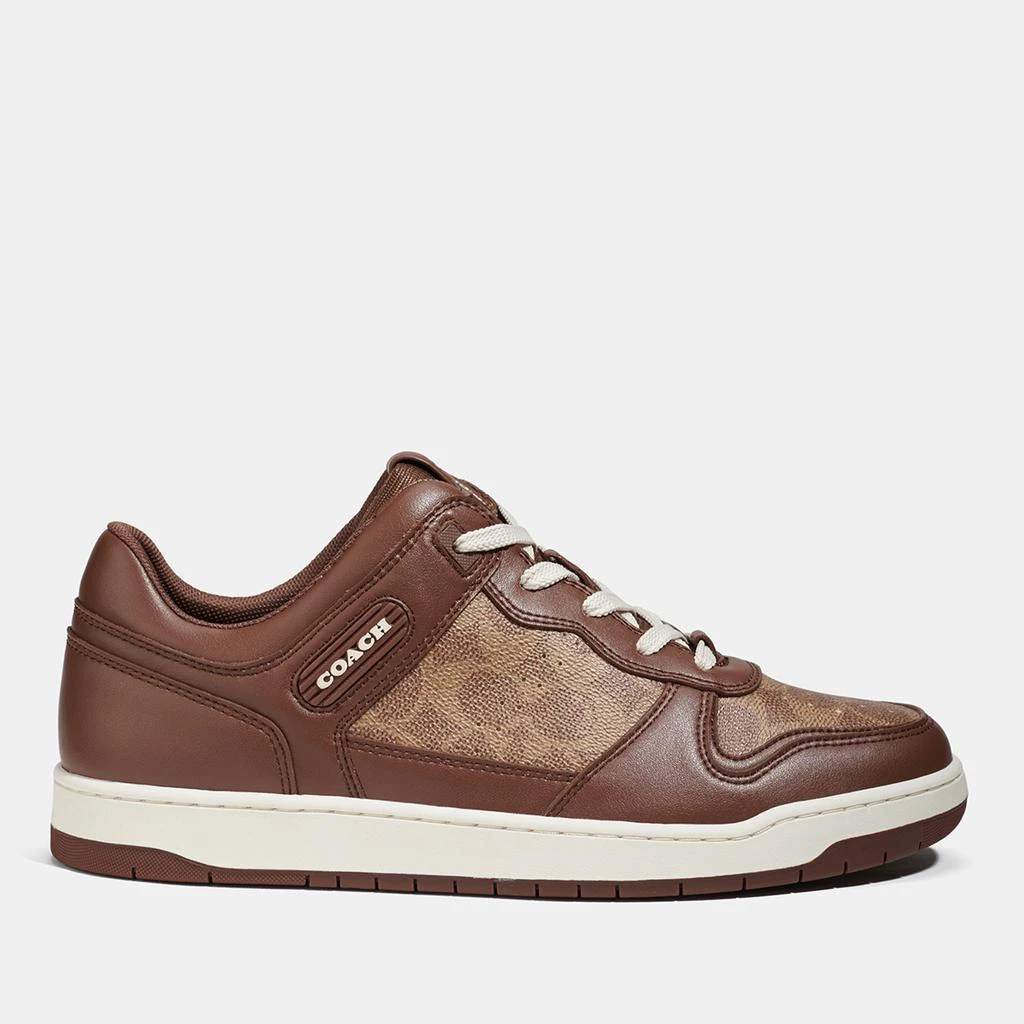 商品Coach|Coach Men's C201 Leather Trainers,价格¥1105,第1张图片