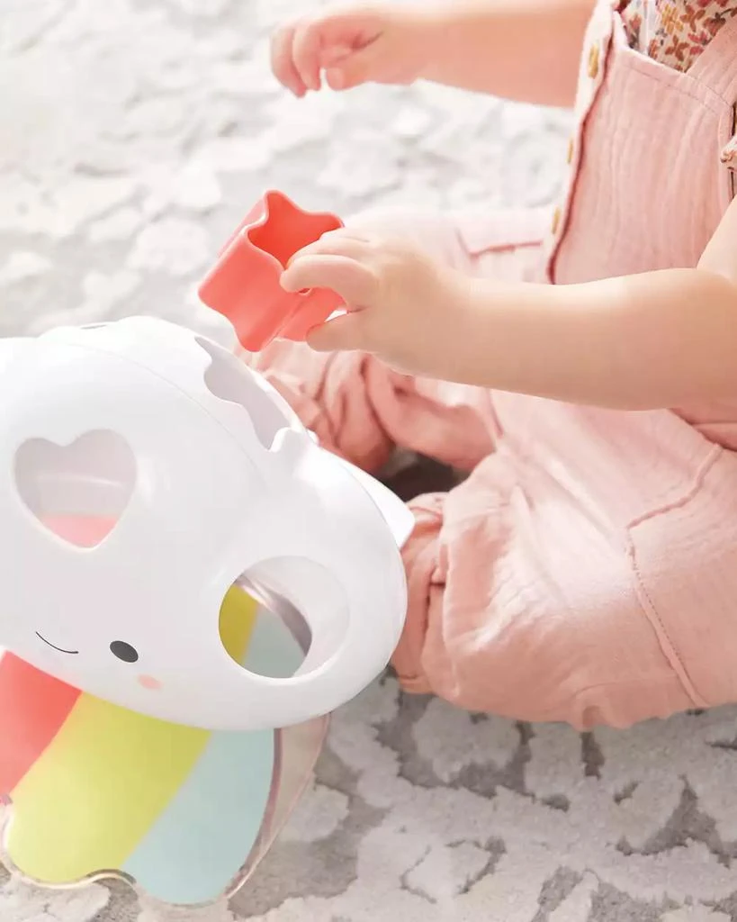 Silver-Tone Lining Cloud Feelings Shape Sorter Baby Toy 商品