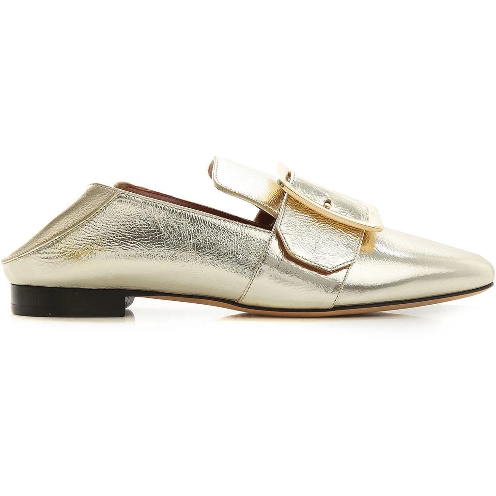 商品Bally|NEW Bally Janelle Ladies Champagne Goat Leather Loafers,价格¥1932,第2张图片详细描述